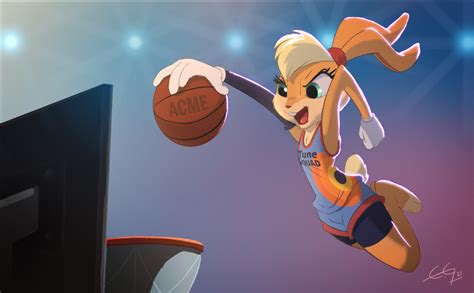 Lola Bunny Slam Dunk 2021 By Cartoongurra