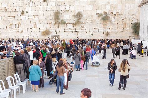 Women Praying At The Western Wall Wailing Wall Jerusalem Israel