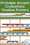 Ancient Civilizations Timeline Posters | Ancient civilizations timeline ...