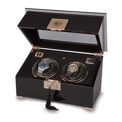 Rapport Optima Blackrose Gold Double Watch Winder Watch Winder Pros