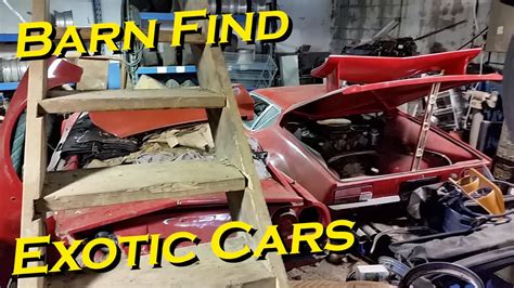 EXOTIC CLASSIC CAR BARN FIND YouTube