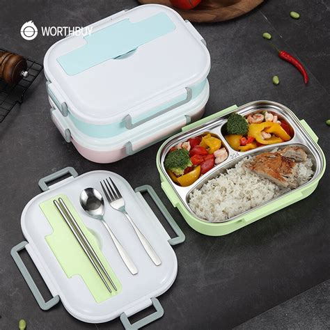 Buy Worthbuy 304 Stainless Steel Lunch Box With