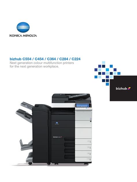 About current products and services of konica minolta business solutions europe gmbh and from other associated companies within the group, that is tailored to my personal interests. Brochure-Konica-Minolta-bizhub-C554-C454-C364-C284-C224 ...