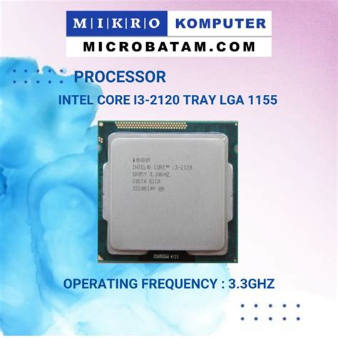 Cpu Intel Core I3 2120 Tray Lga 1155 Fan