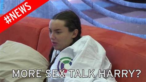 Big Brothers Harry Amelias Graphic Sex Advice Leaves Housemates Shocked Again Mirror Online