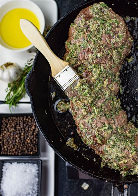 Place beef pieces in large roasting pan. What Sauce Goes With Herb Crusted Beef Tenderloin : Herb ...