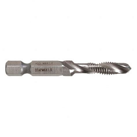 Greenlee M6x10 Thread Size Combination Drill And Tap 34f673