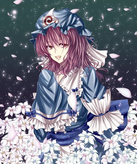 Safebooru Cherry Blossoms Hat Highres Japanese Clothes Mako1984