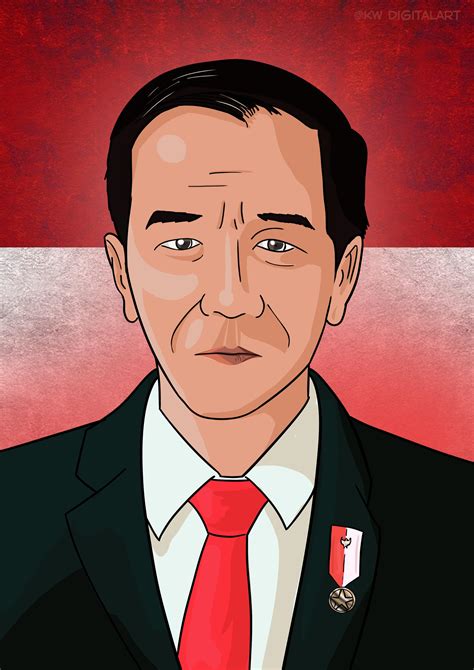 Karikatur Jokowi Merdeka Rindonesia