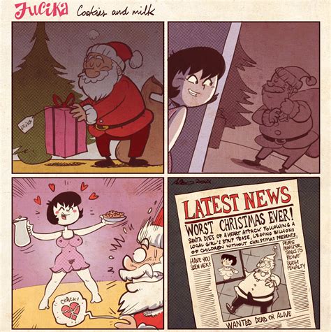 Post 4768894 Albo Christmas Comic Jucika Jucikacharacter Santaclaus Webcomic
