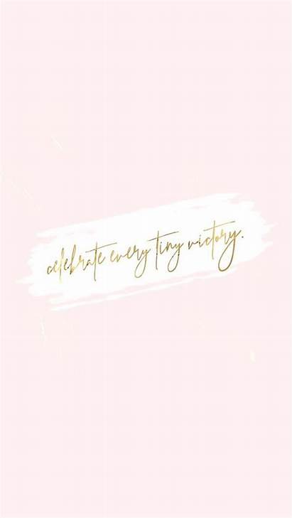 Wallpapers Pastel Quotes Vsco Iphone Motivational Pink