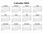 2023 & 2024 Calendar, Monthly Calendars, with Calendar maker PDF, Excel ...