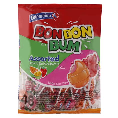 Colombina Bbb Jumbo Assorted Bubble Gum Pops 816 Gr Wholesale Tradeling
