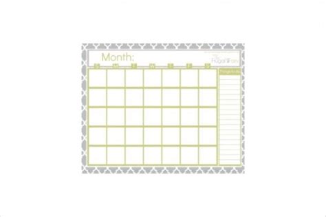 Calendar Templates By Vertex42 Example Calendar Printable 11 Blank