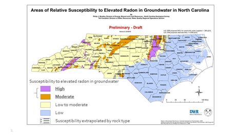 Radon Map Of North Carolina