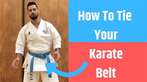 Wkf Karate Karate Belt Kyokushin Karate Tye Belt Tying Development