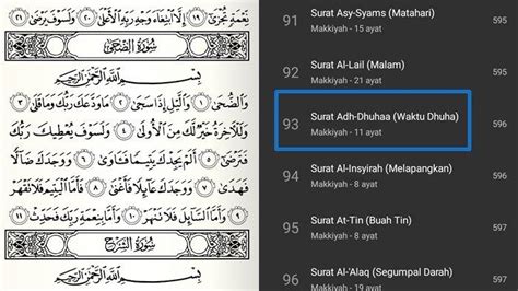 Surat Ad Duha Ayat Dan Artinya Lengkap Tulisan Arab Latin Dan