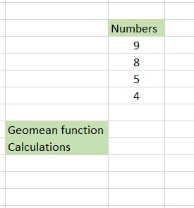 How To Use The Excel Geomean Function Wall Street Oasis