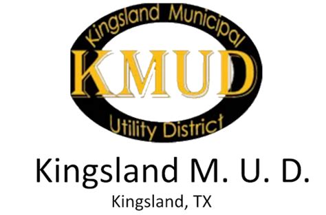 Kingsland Municipal Utility District Meeting Agendas Kingsland Tx