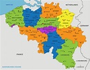 ⊛ Mapa de Bélgica ·🥇 Político & Físico Para Imprimir | 2022