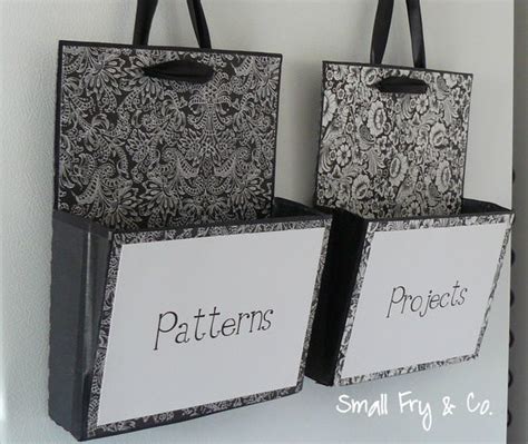 easy storage projects   cycled cardboard boxes