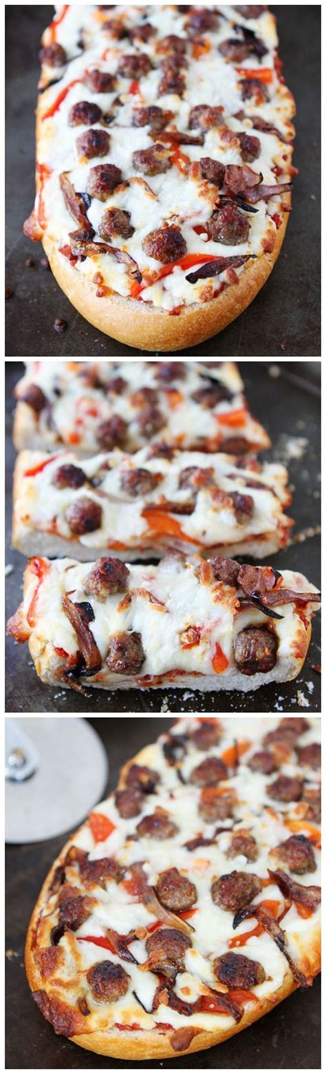Easy French Bread Pizza On This Pizza Only Takes