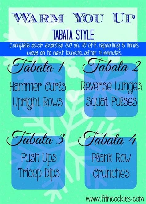 Tabata Style Workout Warm You Up Quick Workout Fast Workouts Tabata