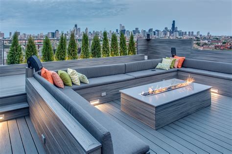 Urban Rooftop Contemporary Deck Chicago By Pitch Concepts Houzz