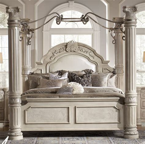 Master Bedroom Sets Romantic King Size Canopy Bed King Size Canopy