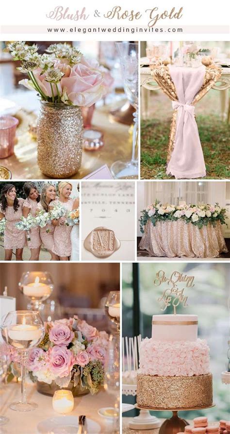 Pink And Gold Wedding Color Palettes For The Brides Gown Dress Cake