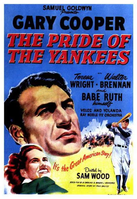 The Pride Of The Yankees Movie Poster Print 11 X 17 Item Movai3570 Posterazzi