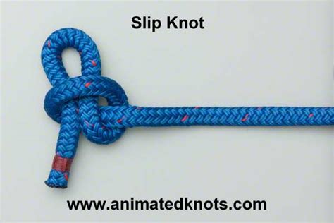 Slip Knot How To Tie The Slip Knot