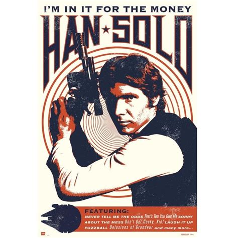 Poster Han Solo Star Wars Por Solo 790€