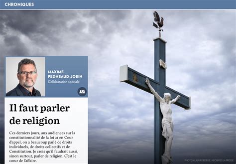 Il Faut Parler De Religion La Presse