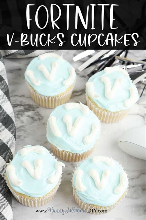 Make Your Own V Bucks Fortnite Cupcakes With Just 3 Ingredients