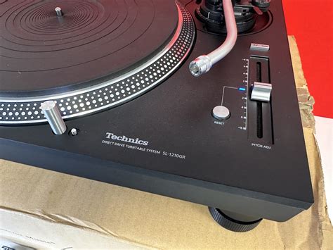 Technics Sl1210 Gr Direct Drive Turntable Black Pre Owned Deck