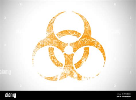 Biochemical Bio Hazard Industrial Sign Logo Symbol Of Danger Stock