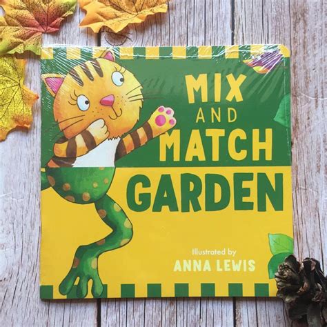 jual buku bbw mix and match garden by anna lewis shopee indonesia