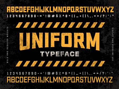 Download Uniform Bold Font