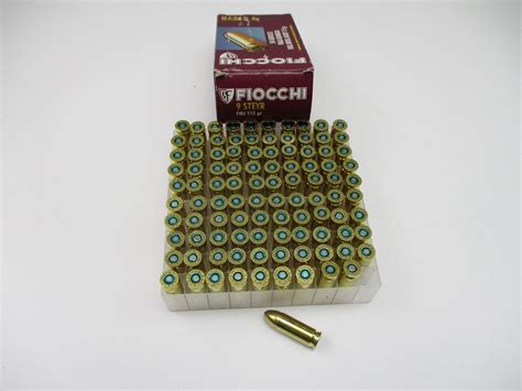 Fiocchi 9mm Steyr Ammo Lot