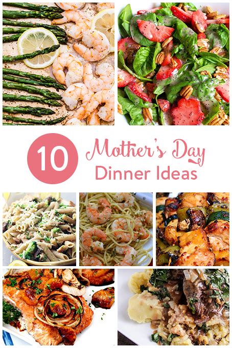 10 Mothers Day Dinner Ideas • The Inspired Home