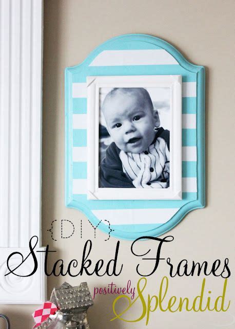 Diy Stacked Wall Frames From Positively Splendid Would Like To Do A