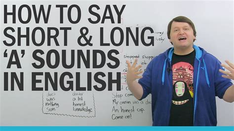 American English Pronunciation Practice Short And Long A Sounds
