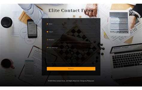 Elite Contact Form Flat Responsive Widget Template W3layouts