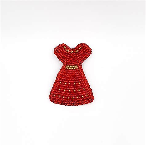 Red Dress Pin Tribal Roots Imports