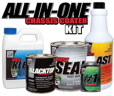 All In One Chassis Paint Kit Kbs All In One Chassis Kit Frame