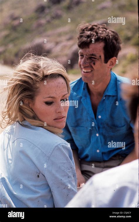 Ursula Andress With Jean Paul Belmondo In Up To His Ears1965 Stock