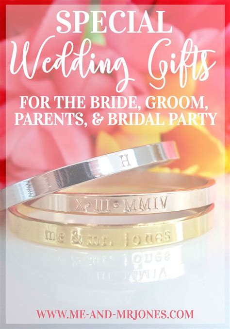 Especially when it comes to wedding gift etiquette. SPECIAL WEDDING GIFTS FOR THE BRIDE, GROOM, PARENTS ...