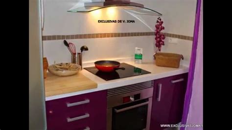 Lll➤ en linea 3 cocinas nos dedicamos al diseño, decoración y reforma de cocinas en madrid. Muebles de cocina en berengena alto brillo y encimera ...