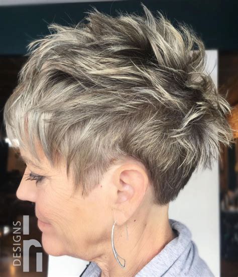 Short Choppy Hairstyles For Over 50 Tips And Ideas Wall Mounted